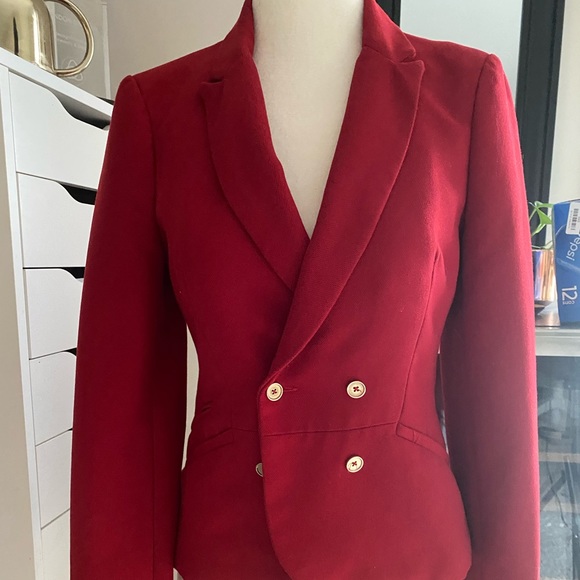 Zara red blazer | TRF collection - Picture 6 of 6